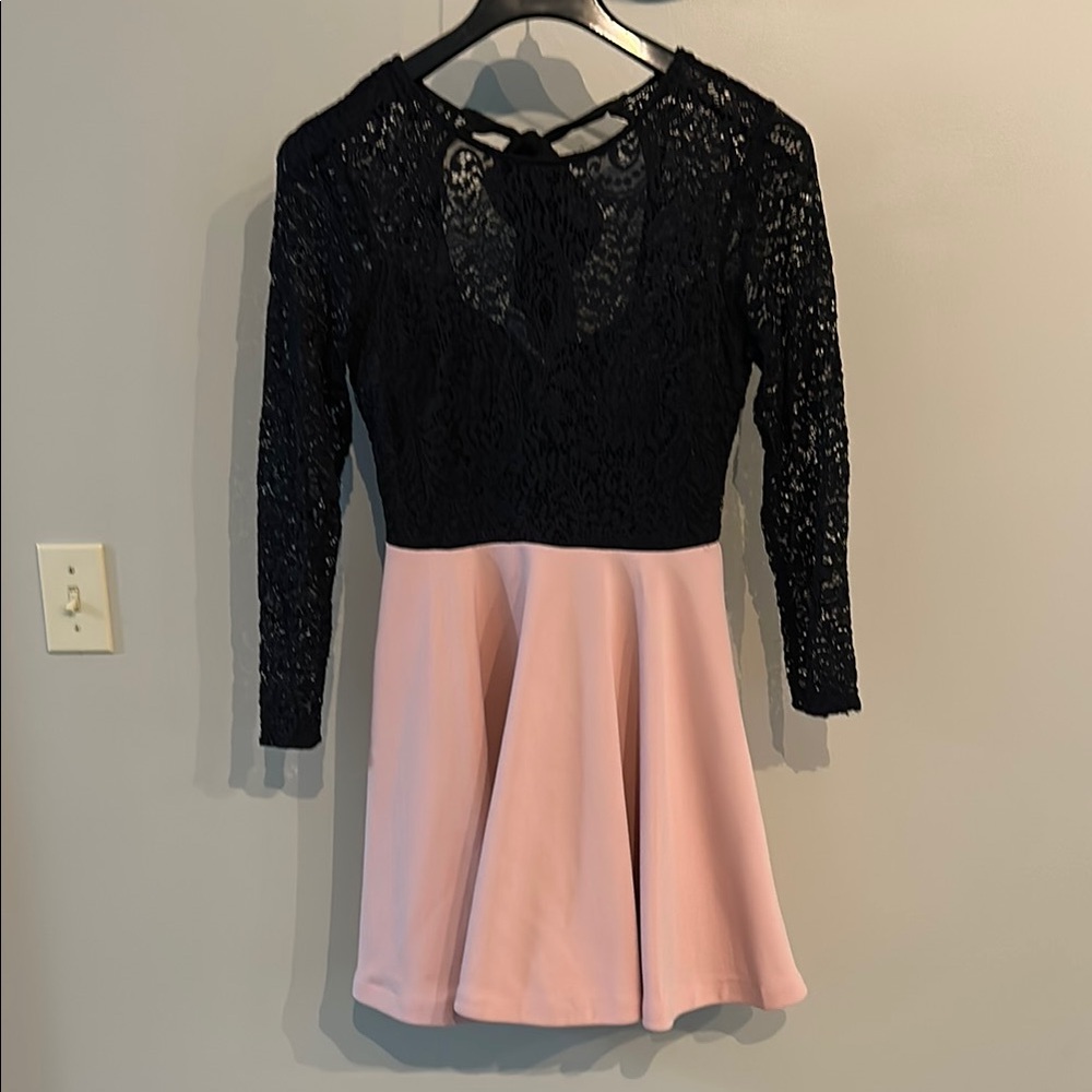 B. Smart Black Lace Dress